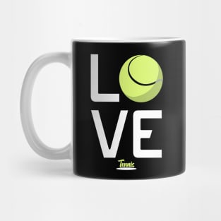 Love Tennis Player Tennis Coach Cool Tennis Themed Mug